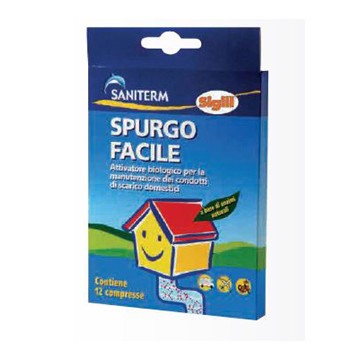 Blister pastiglie spurgo facile