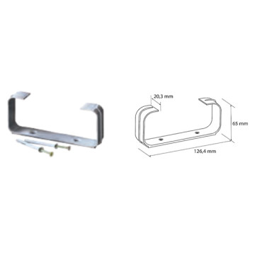Set staffe fermatubo mm 120x60 art.STV2126B
