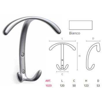 Appendiabito art.1020 bianco