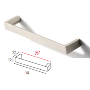 Maniglia 12x104 F.96 mm nichel sat.art.735