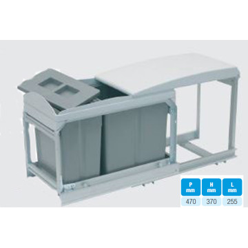 Portarif.x anta Milord grigio P470xH370xL255mm