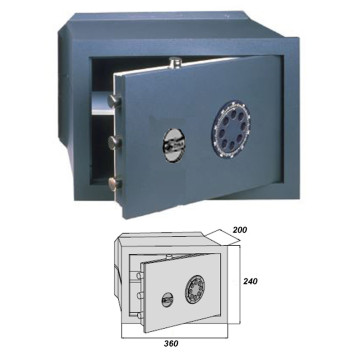 Cassaf.Cisa 82510/31 cm 36x24x20 combin.