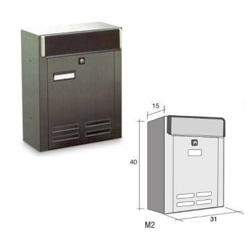 Cassetta per posta acciaio inox Magnum M2