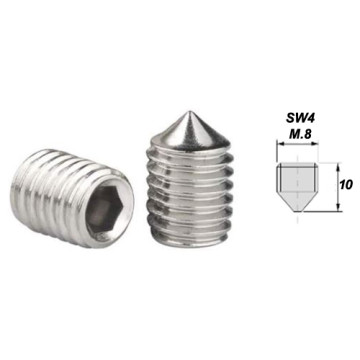 Grano C.E.P. 5927 45H M8x10 cava esag.
