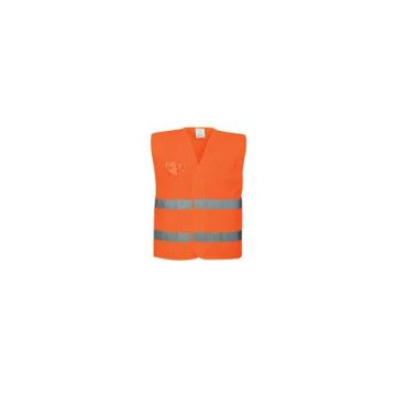 Gilet alta visibilità arancio CE EN 471